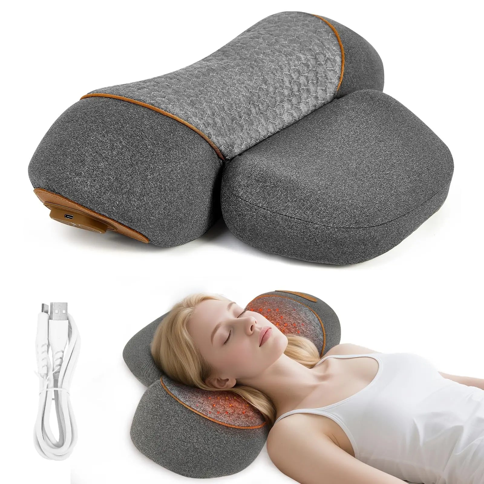 VILERO 3-in-1 Neck & Shoulder Massage Pillow