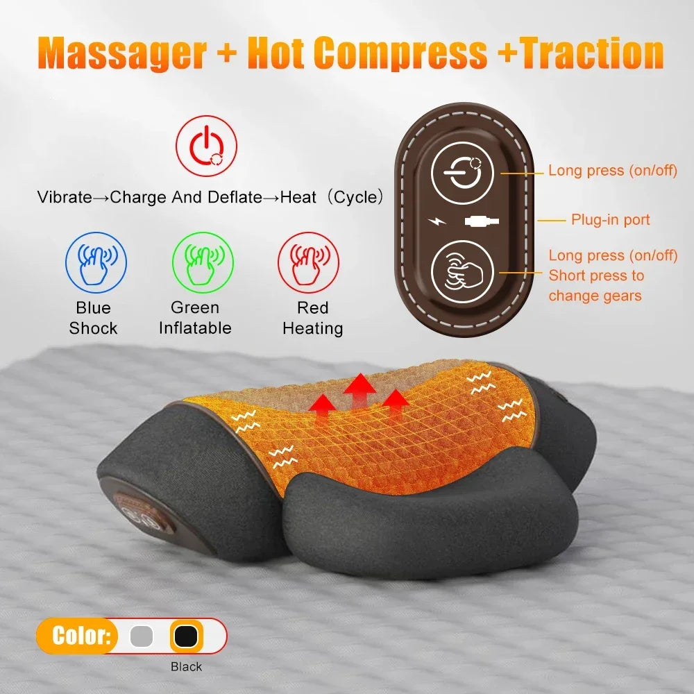 VILERO 3-in-1 Neck & Shoulder Massage Pillow