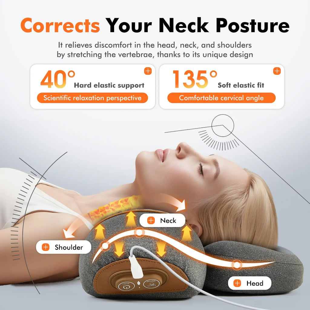 VILERO 3-in-1 Neck & Shoulder Massage Pillow
