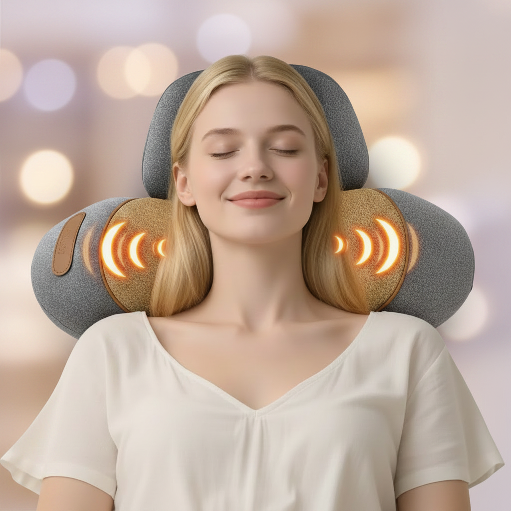 VILERO 3-in-1 Neck & Shoulder Massage Pillow