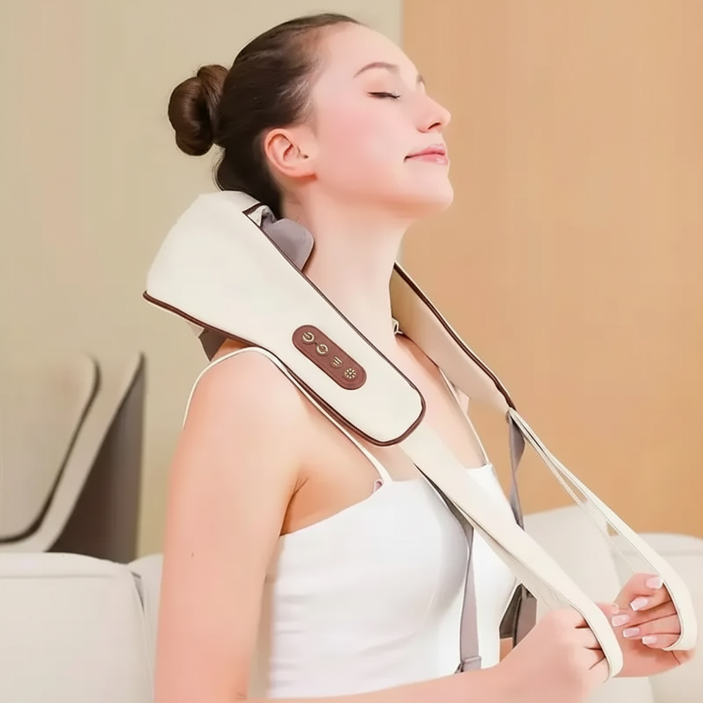 Trapezius Relief Heating Massage Shawl