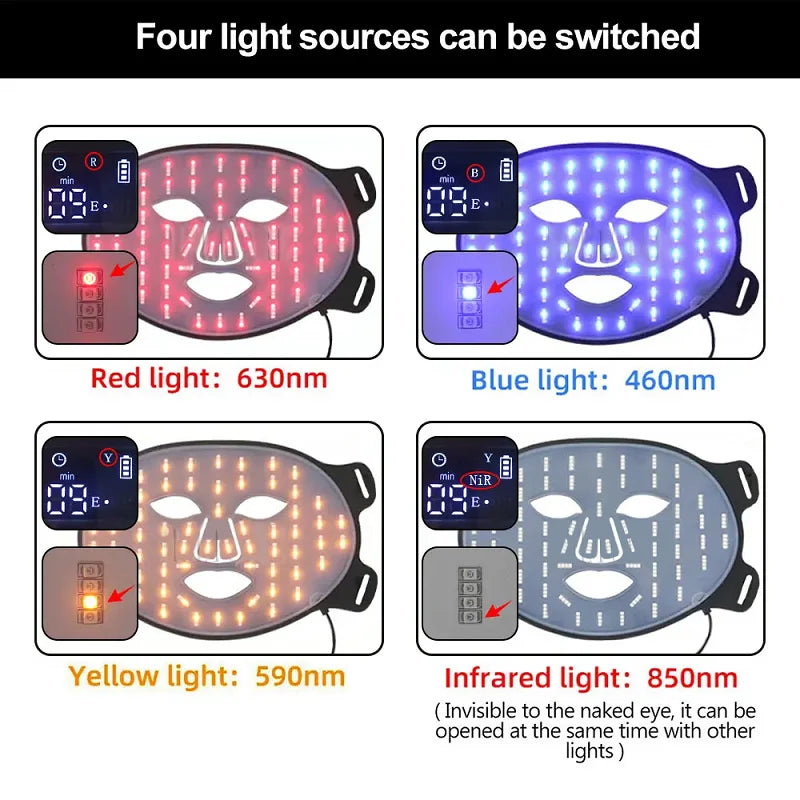 VILERO LED Glow Therapy Mask