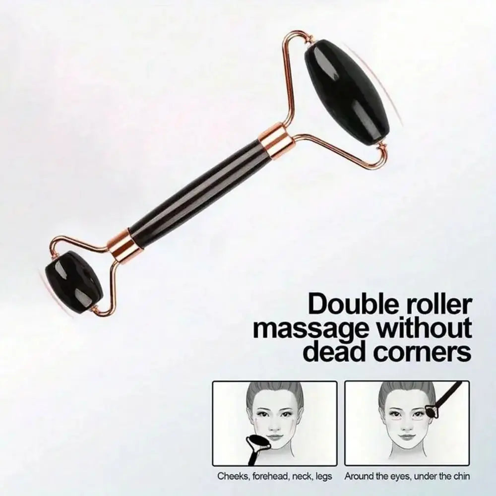 VILERO 3-in-1 Resin Gua Sha & Facial Roller Set