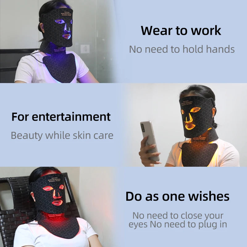 VILERO LED Glow Therapy Mask