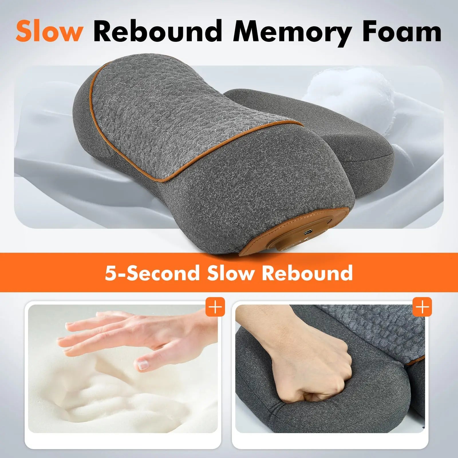 VILERO 3-in-1 Neck & Shoulder Massage Pillow